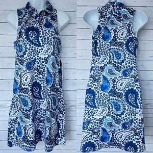 Gottex Blue Paisley Golf / Tennis Dress